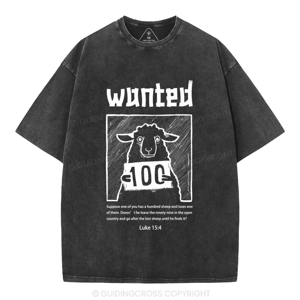 Wanted Christian Washed T-Shirt