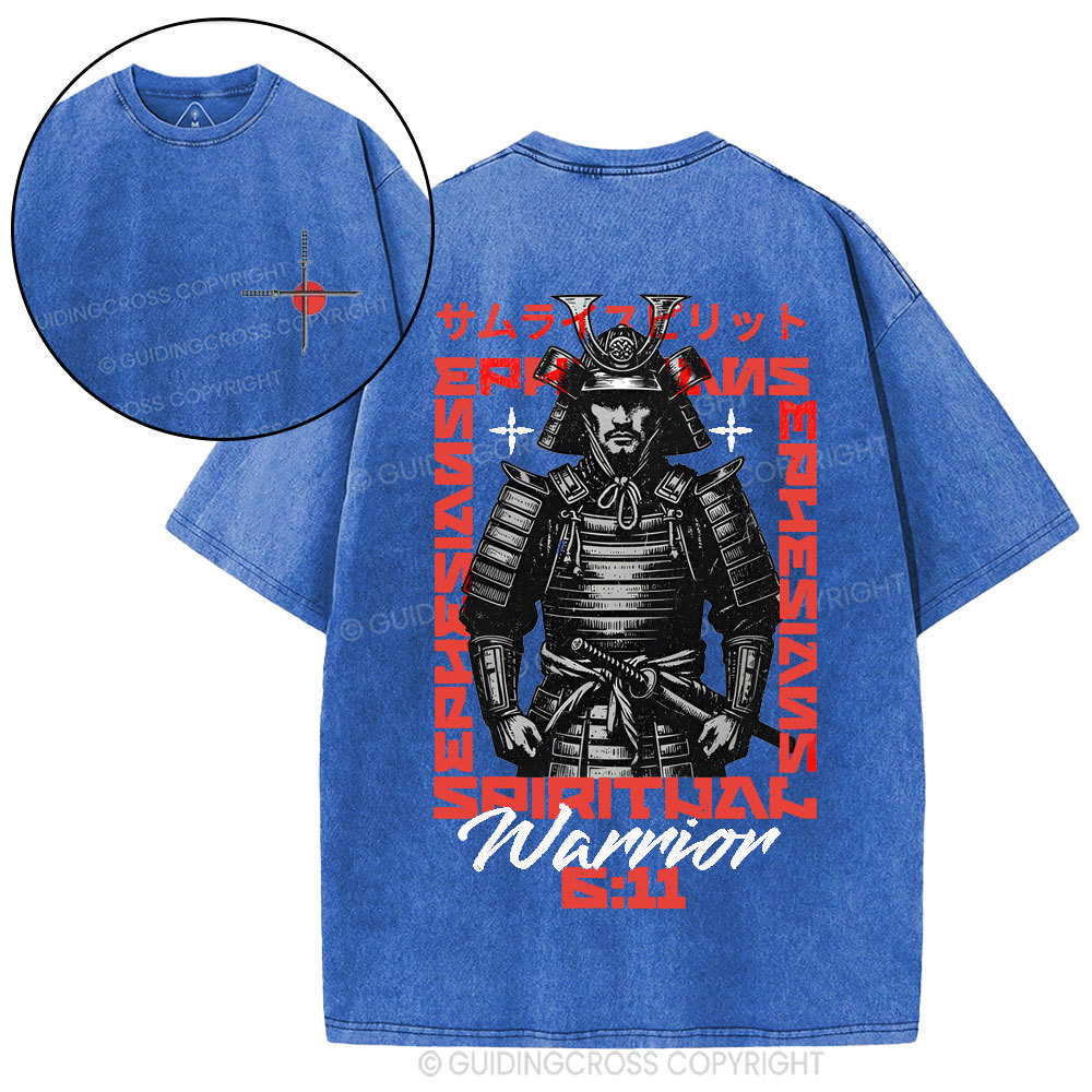 Warrior Christian Washed T-Shirt