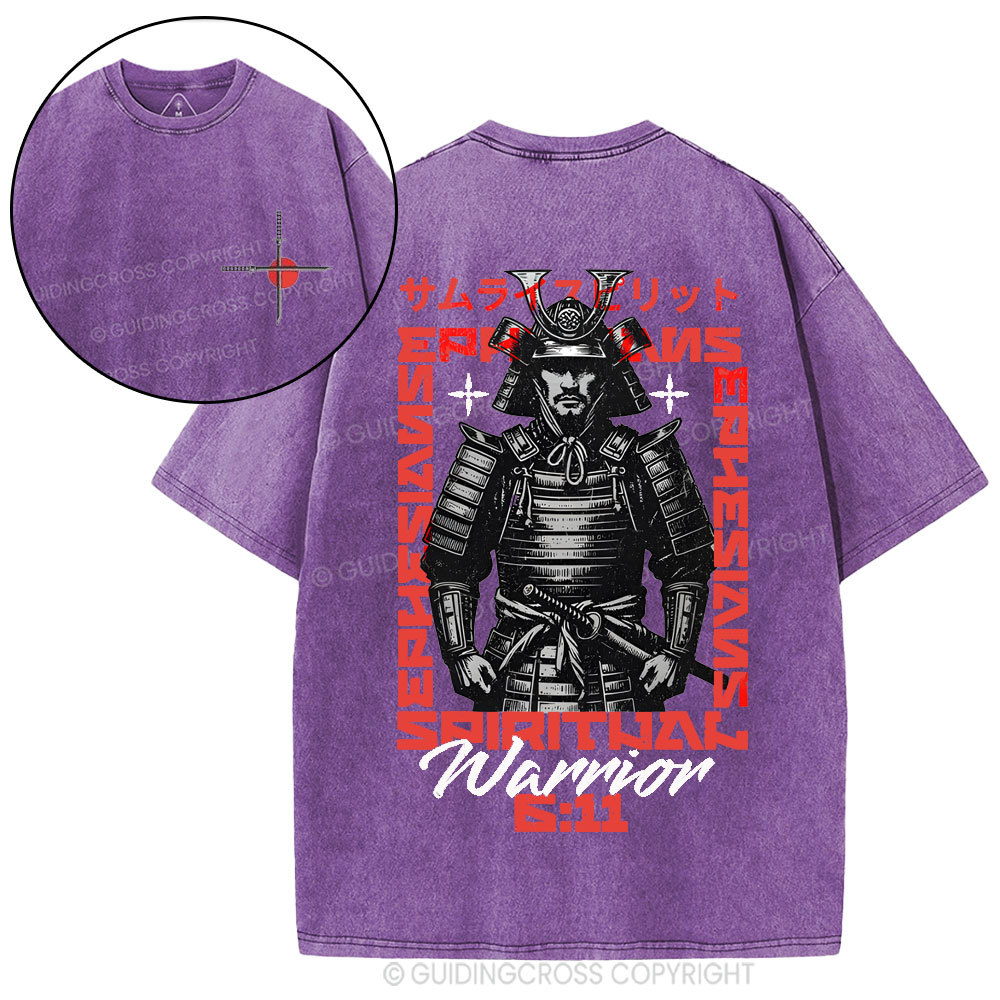 Warrior Christian Washed T-Shirt