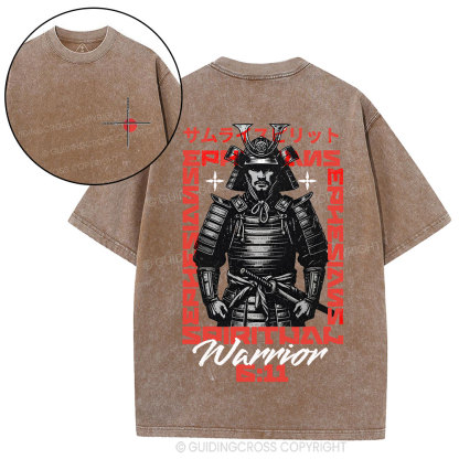 Warrior Christian Washed T-Shirt
