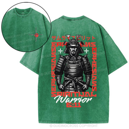 Warrior Christian Washed T-Shirt