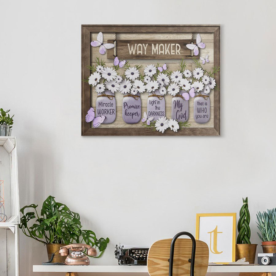 Way Maker Christian Canvas Wall Art