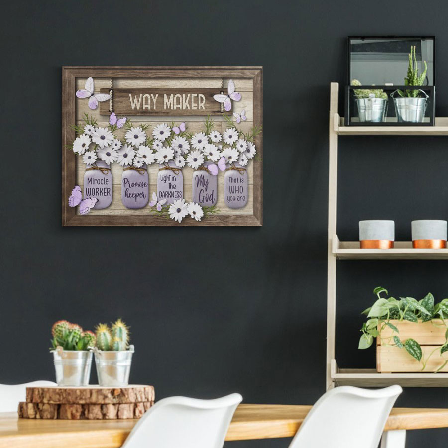 Way Maker Christian Canvas Wall Art