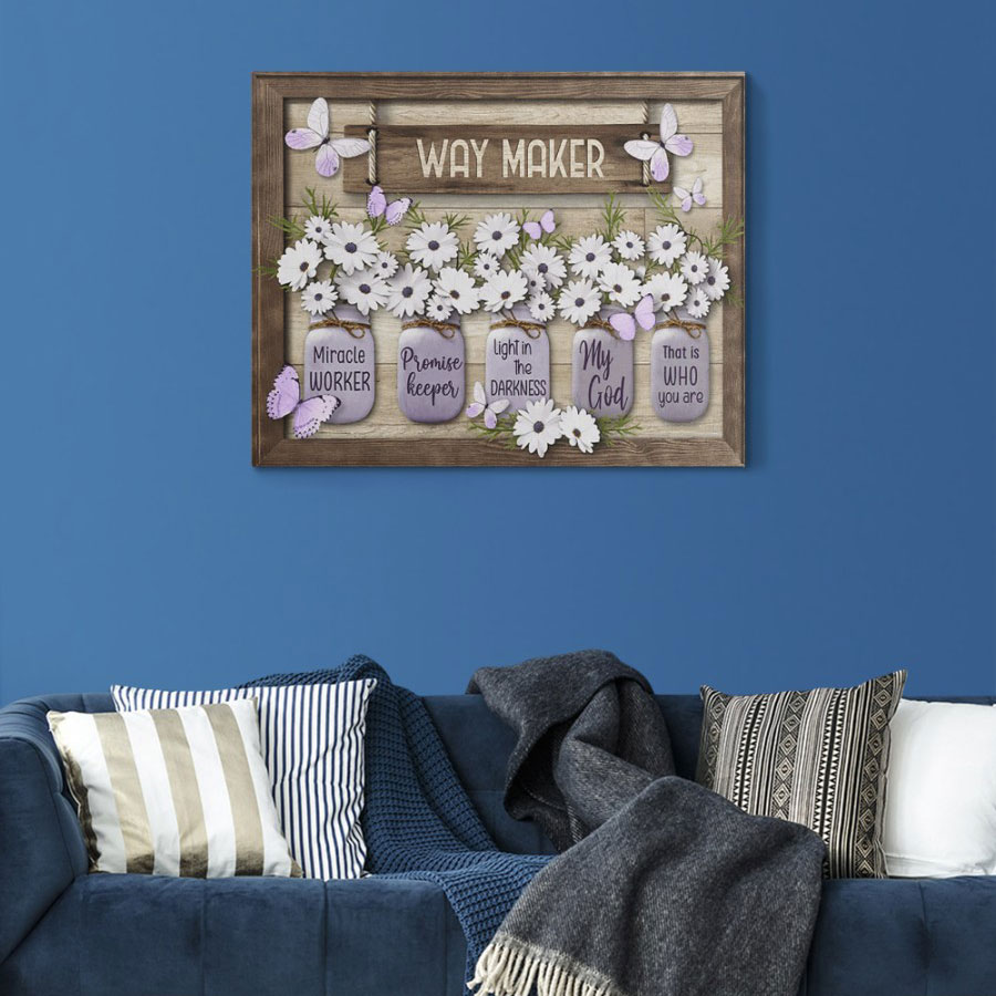 Way Maker Christian Canvas Wall Art