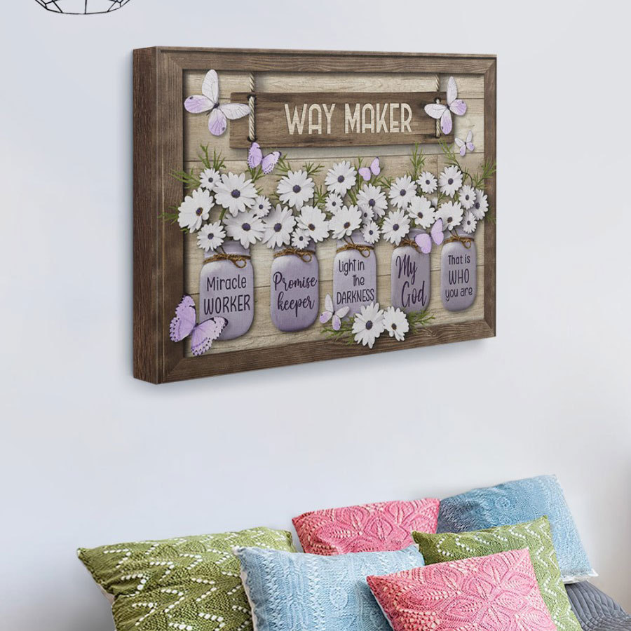 Way Maker Christian Canvas Wall Art