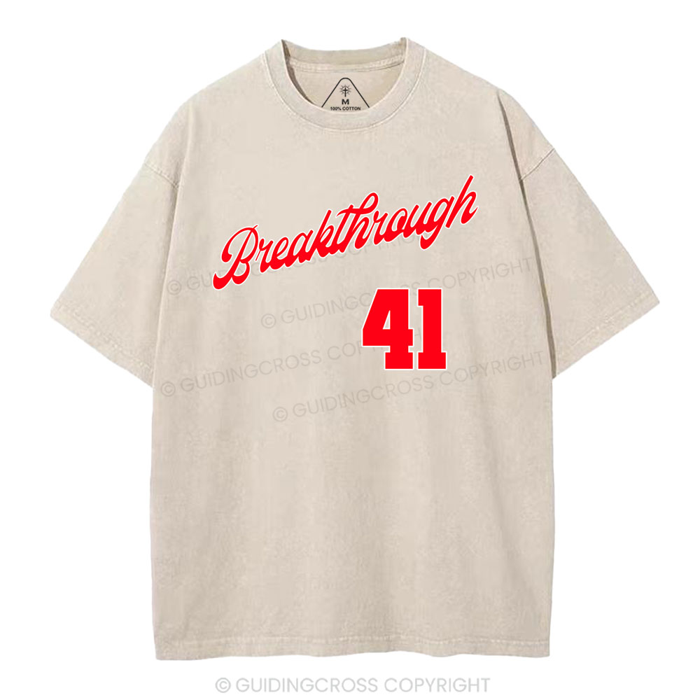 Way Maker Christian Washed T-Shirt