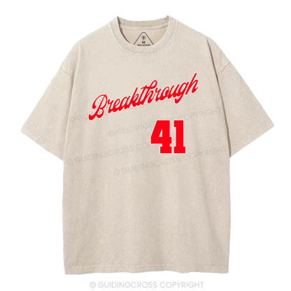 Way Maker Christian Washed T-Shirt