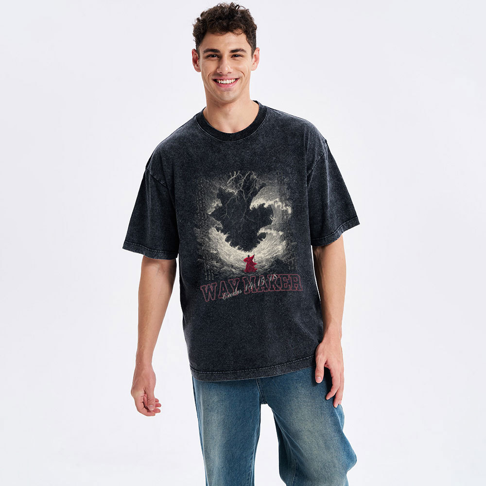 Way Maker Christian Washed T-Shirt