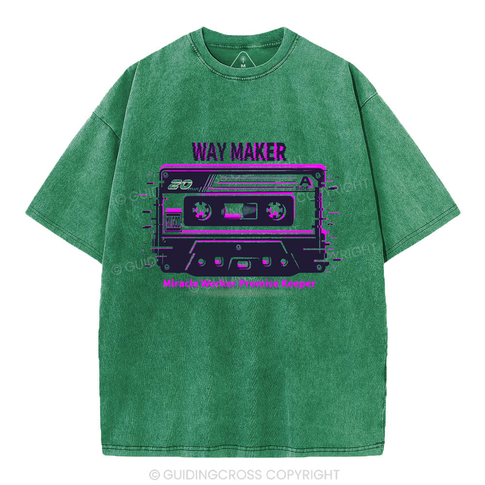Way Maker Christian Washed T-Shirt