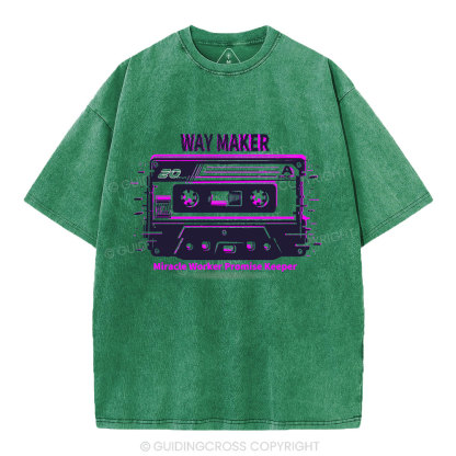 Way Maker Christian Washed T-Shirt