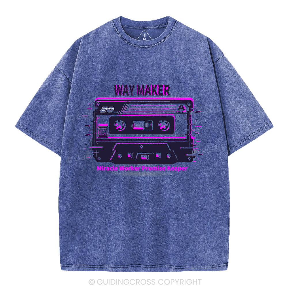 Way Maker Christian Washed T-Shirt