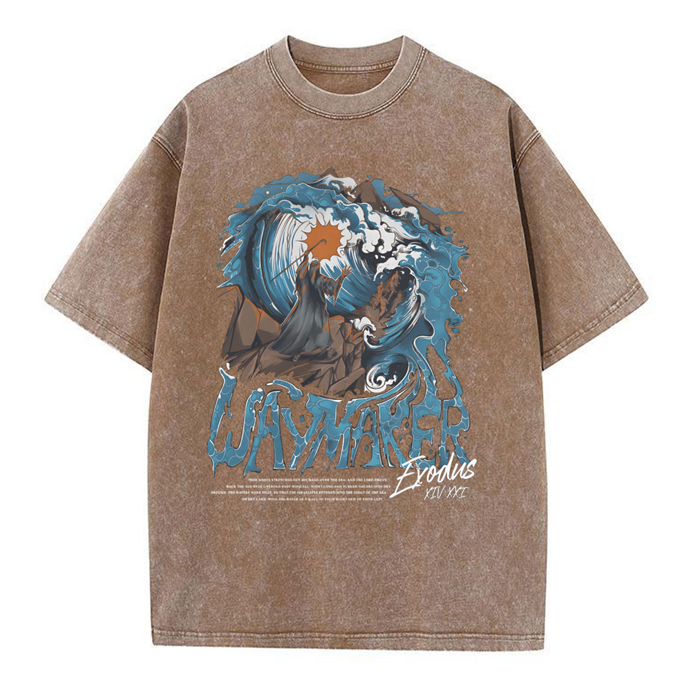 Way Maker Christian Washed T-Shirt