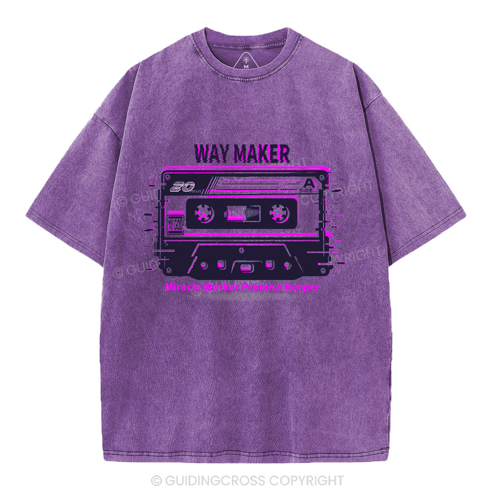 Way Maker Christian Washed T-Shirt