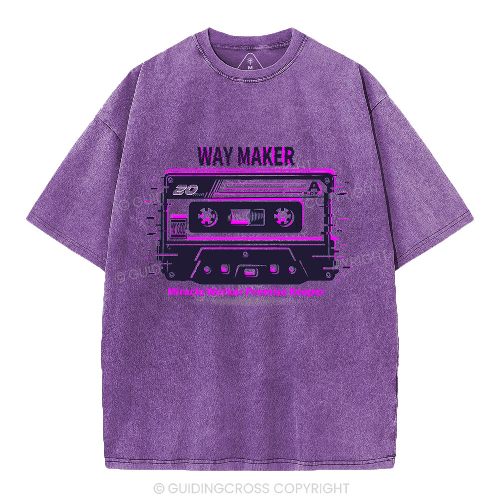 Way Maker Christian Washed T-Shirt