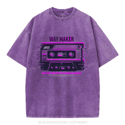 Way Maker Christian Washed T-Shirt