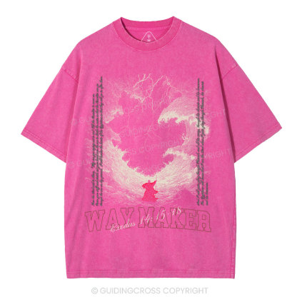 Way Maker Christian Washed T-Shirt