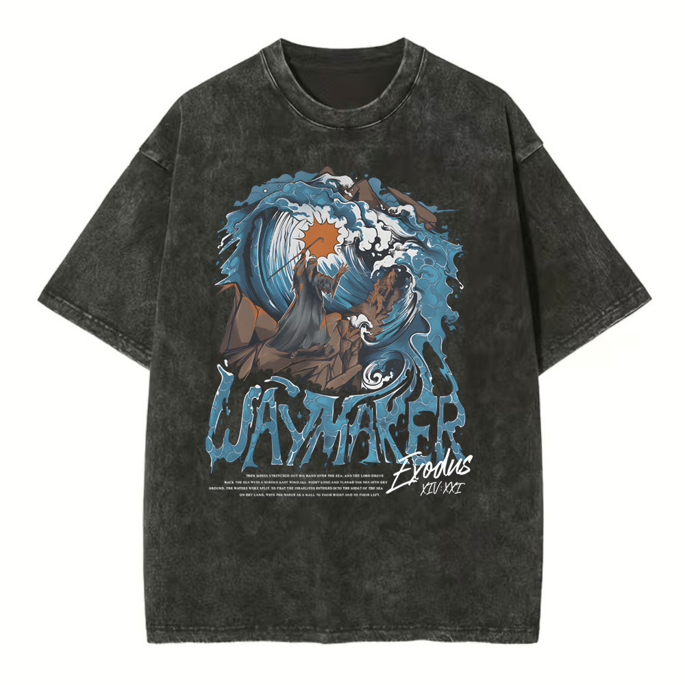 Way Maker Christian Washed T-Shirt