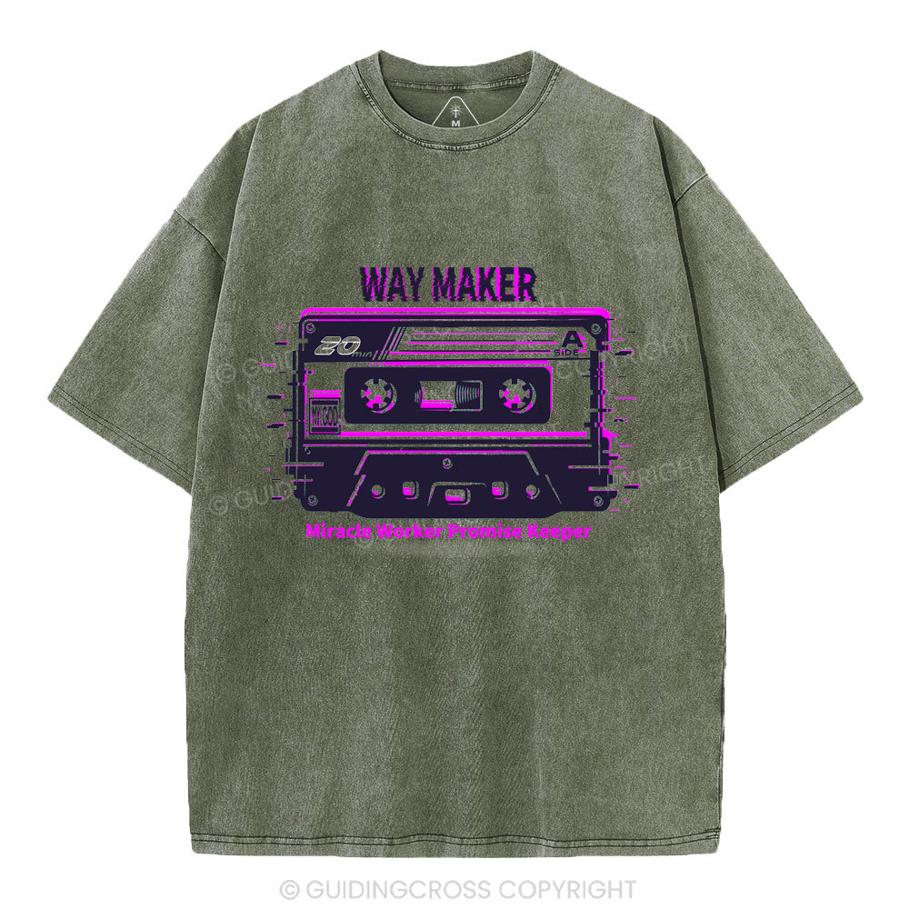 Way Maker Christian Washed T-Shirt