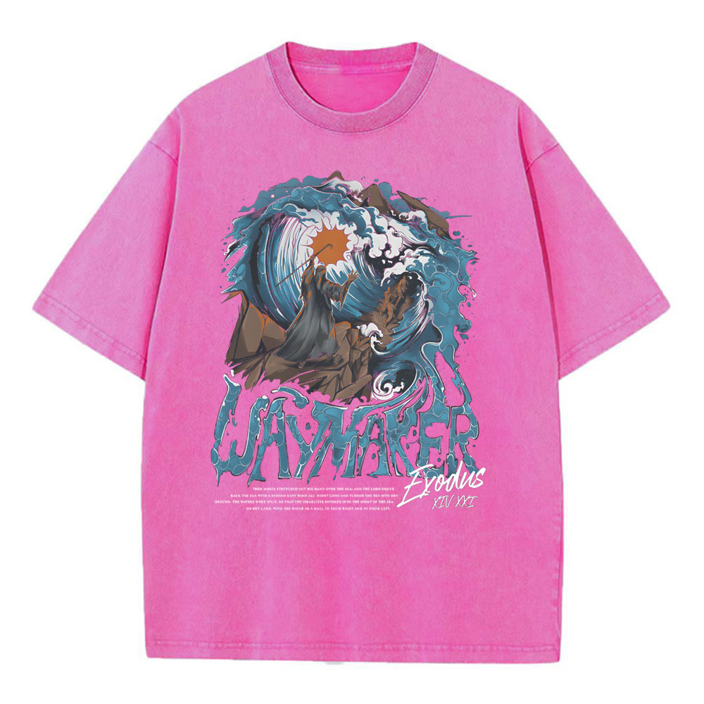 Way Maker Christian Washed T-Shirt