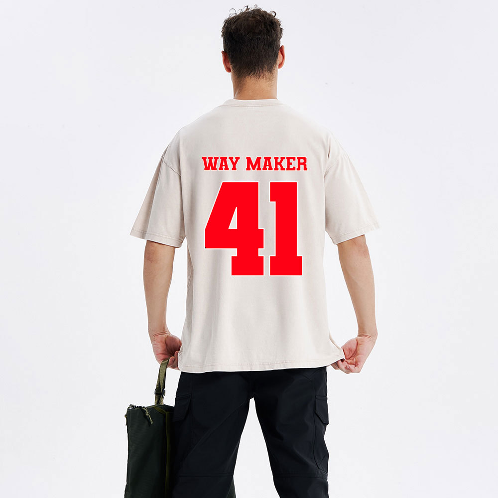 Way Maker Christian Washed T-Shirt