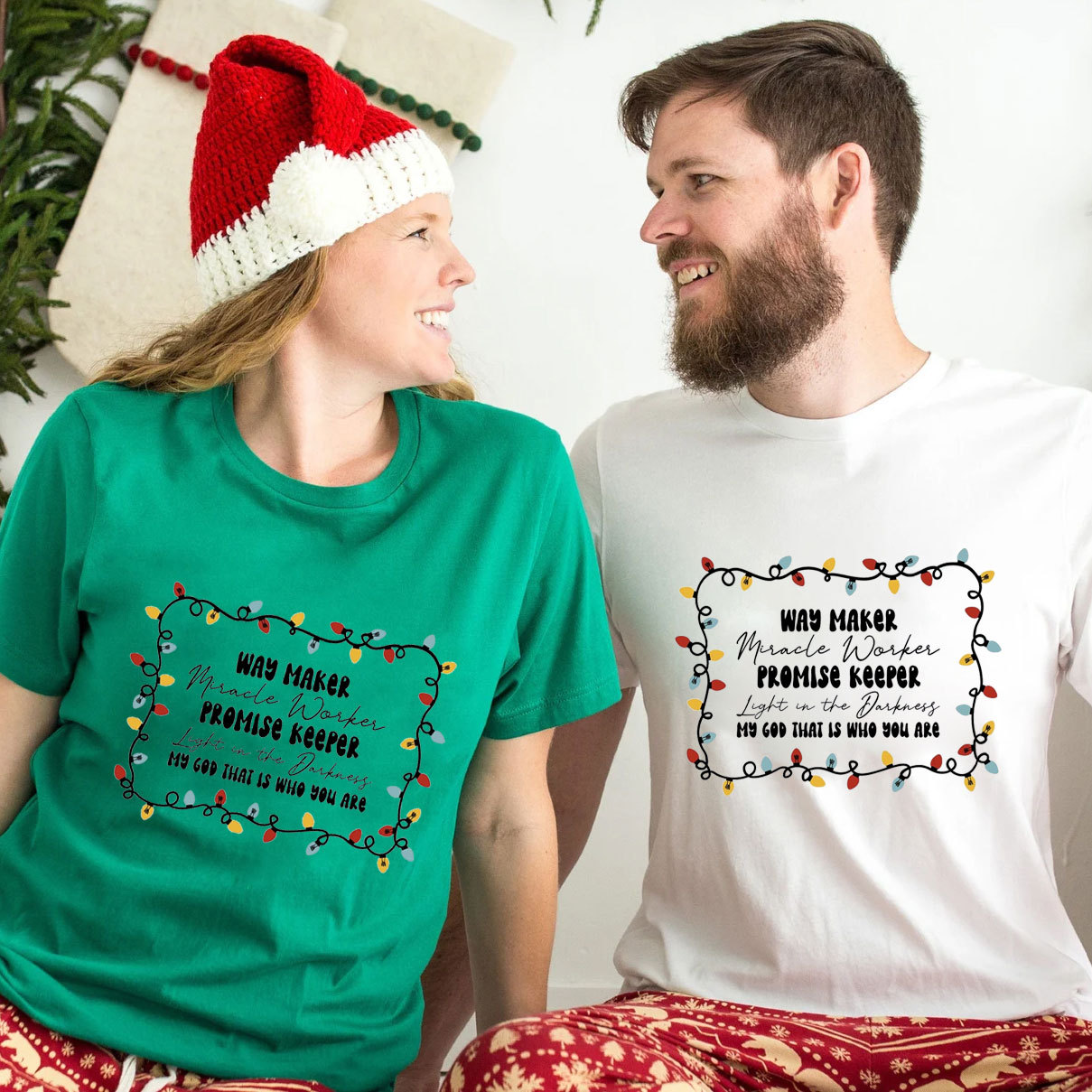 Way Maker Miracle Worker Christmas T-Shirt