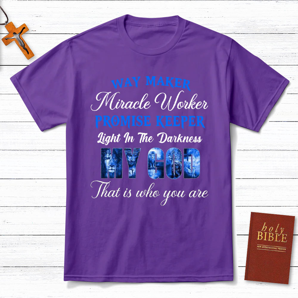 Way Maker Miracle Workers Christian T-Shirt
