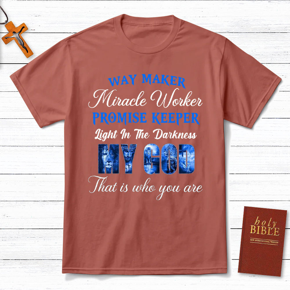 Way Maker Miracle Workers Christian T-Shirt