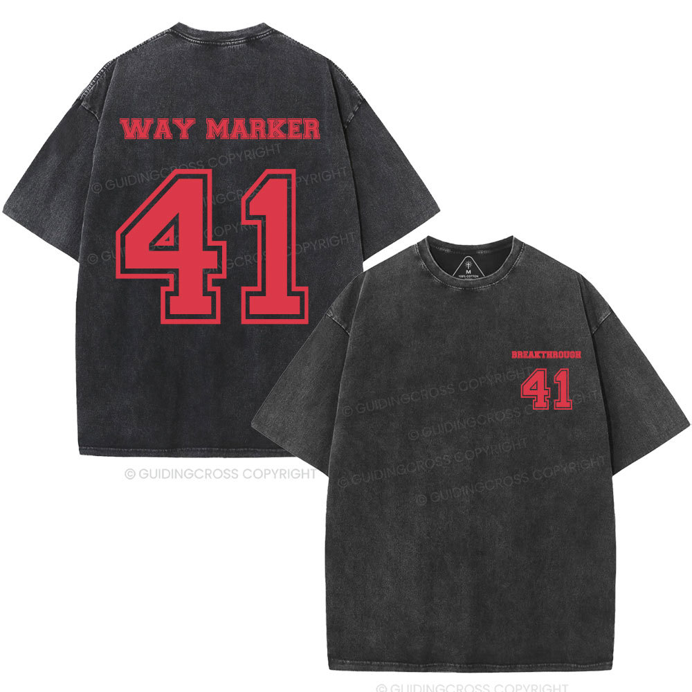 New-Sample Christian Washed T-Shirt Sale - GuidingCross