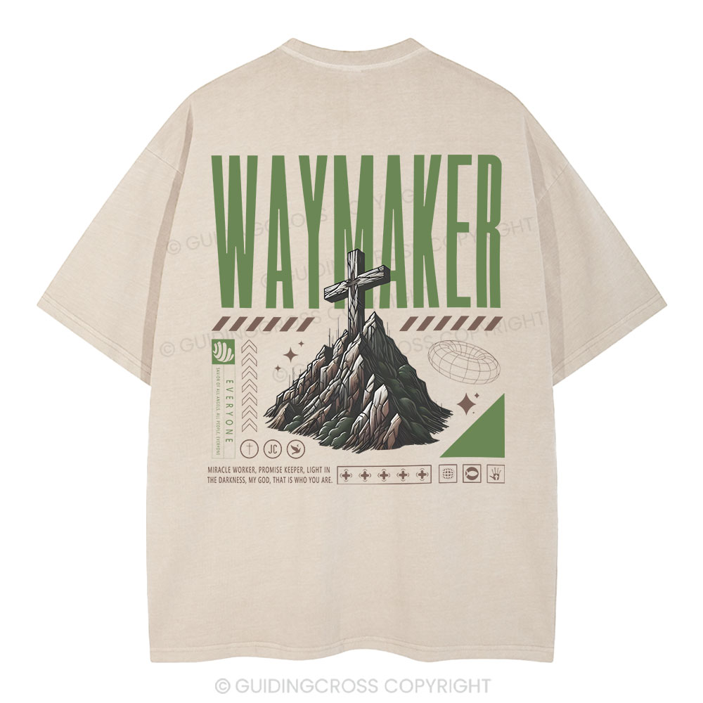 Waymaker Christian Washed T-Shirt