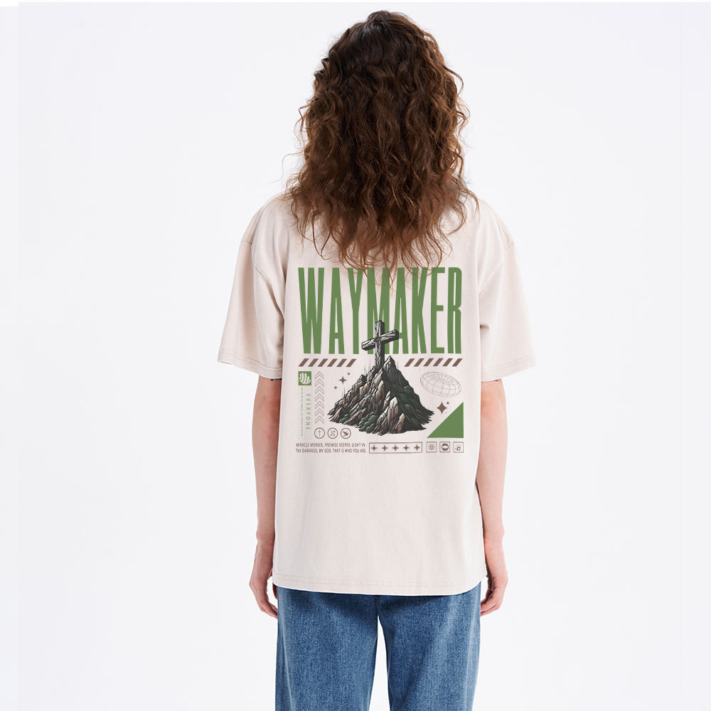 Waymaker Christian Washed T-Shirt