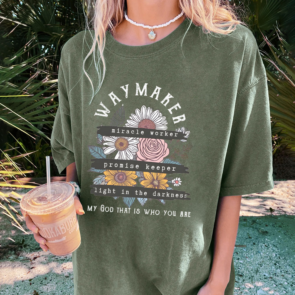 Waymaker Christian Washed T-Shirt