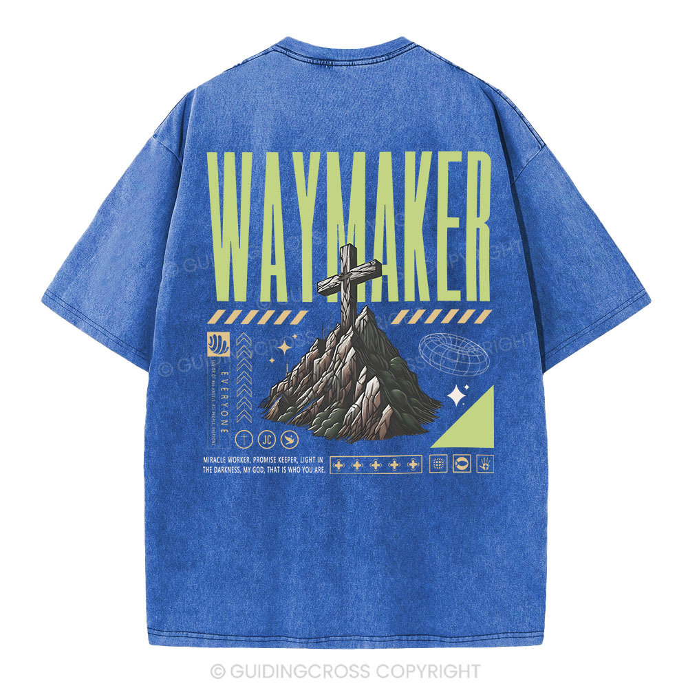 Waymaker Christian Washed T-Shirt