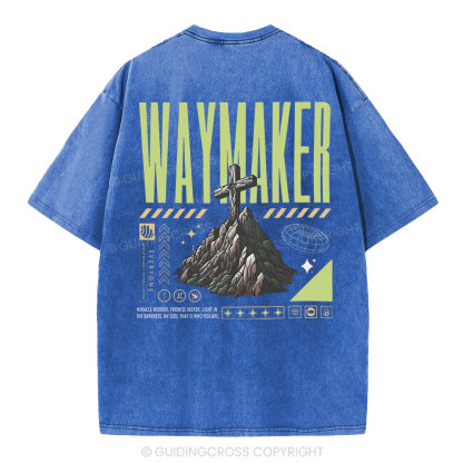 Waymaker Christian Washed T-Shirt
