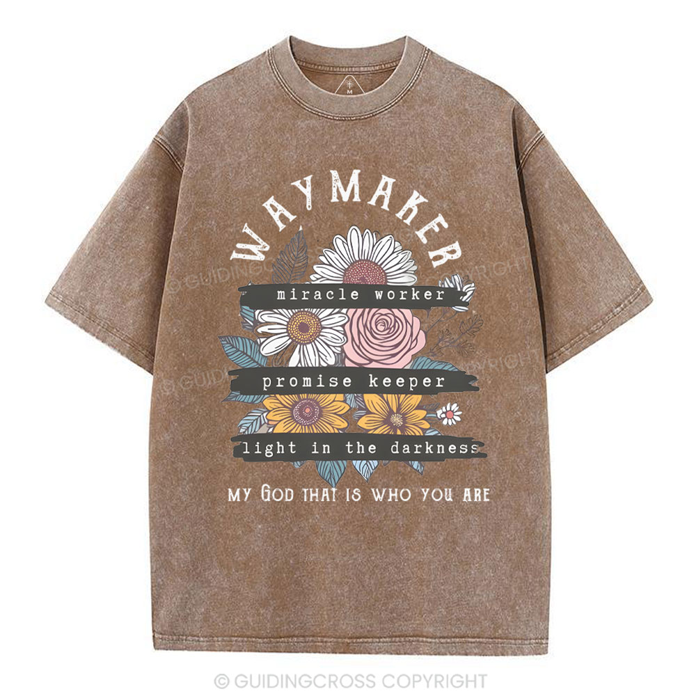 Waymaker Christian Washed T-Shirt
