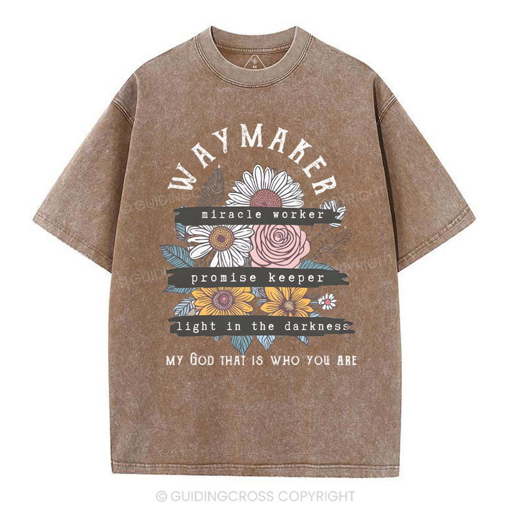 Waymaker Christian Washed T-Shirt