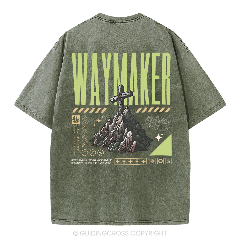 Waymaker Christian Washed T-Shirt