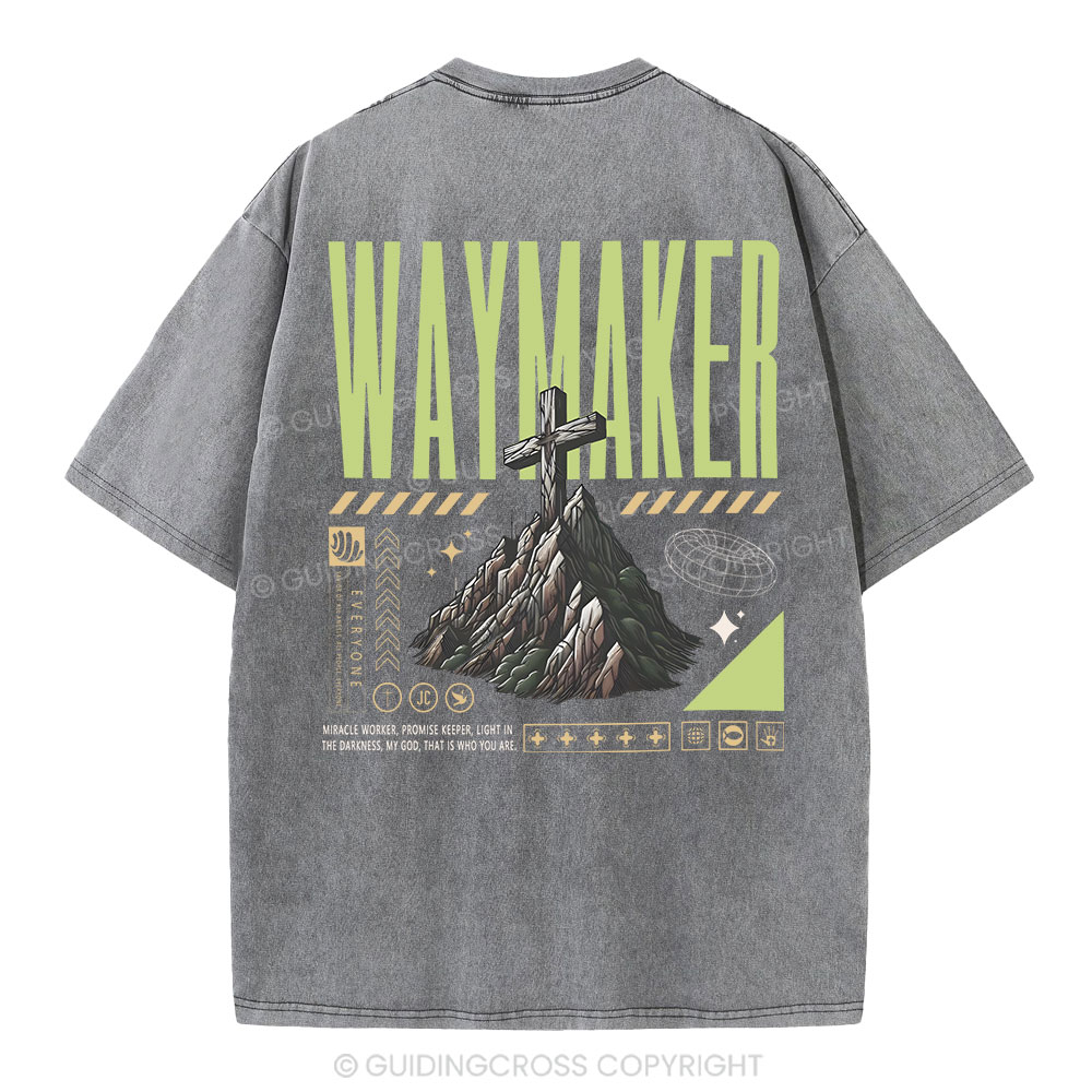 Waymaker Christian Washed T-Shirt