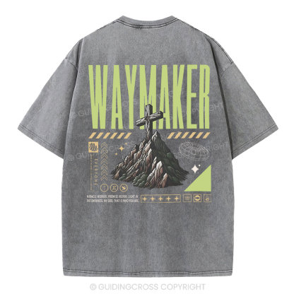 Waymaker Christian Washed T-Shirt