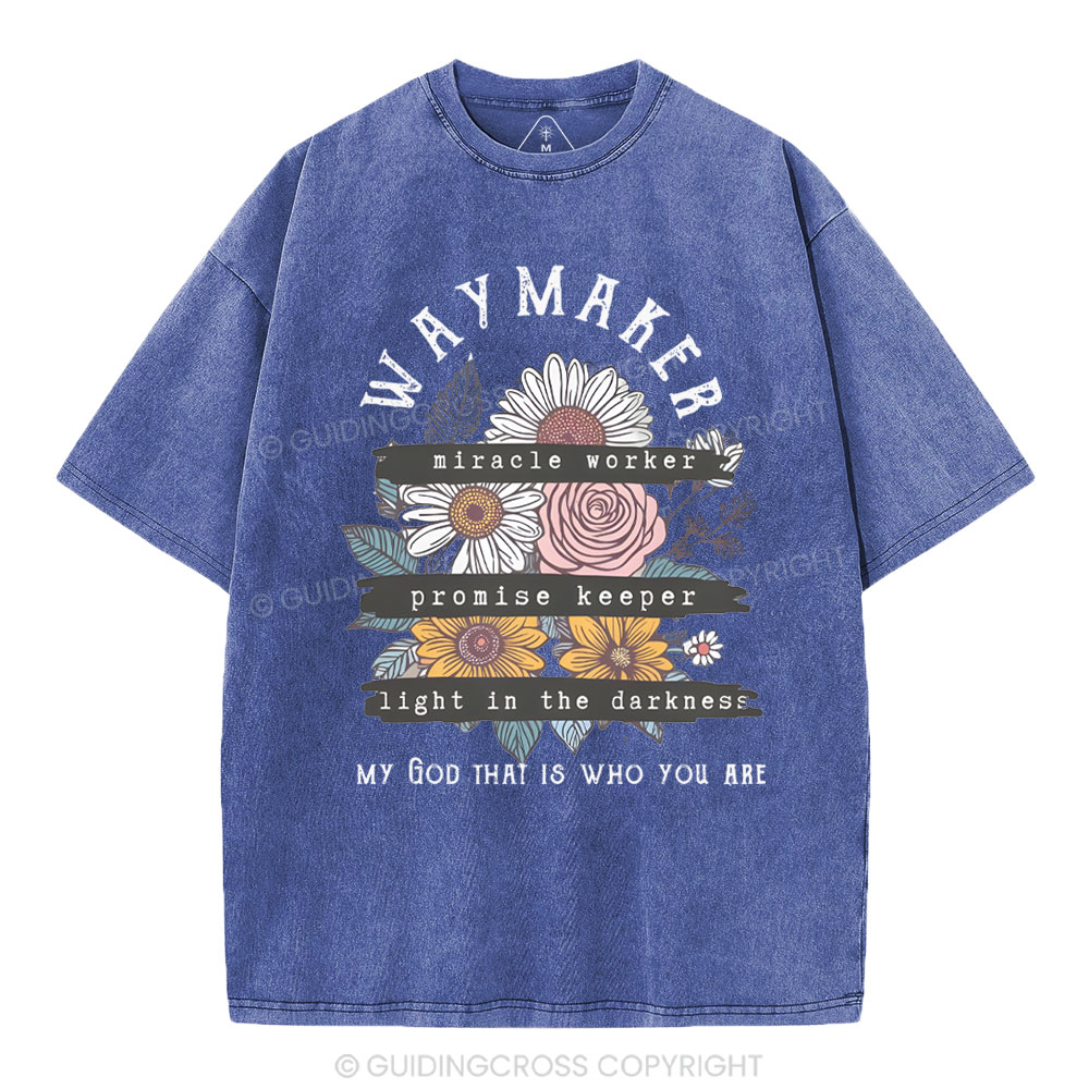Waymaker Christian Washed T-Shirt