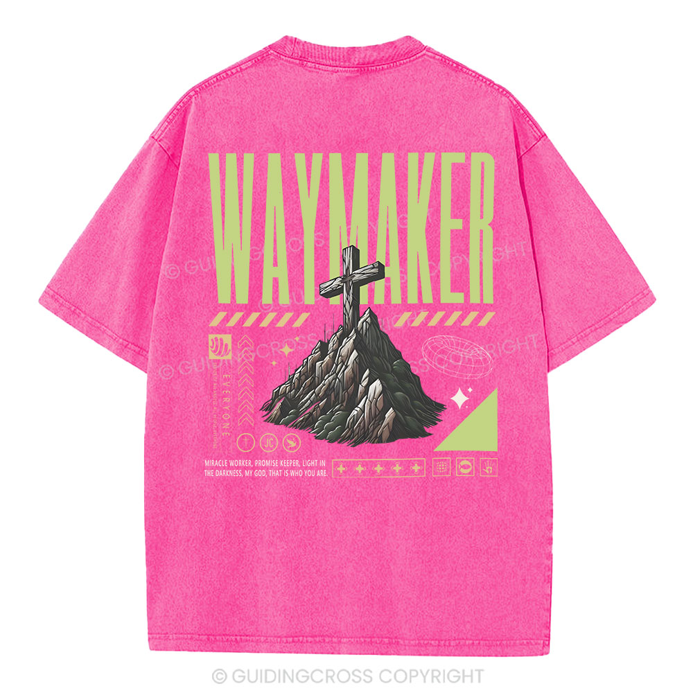 Waymaker Christian Washed T-Shirt