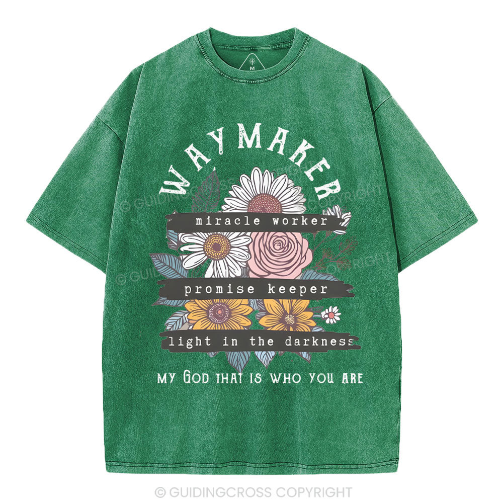 Waymaker Christian Washed T-Shirt