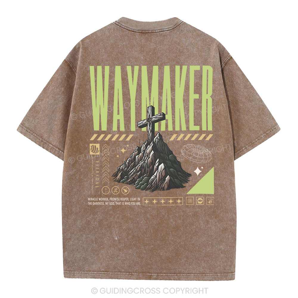 Waymaker Christian Washed T-Shirt