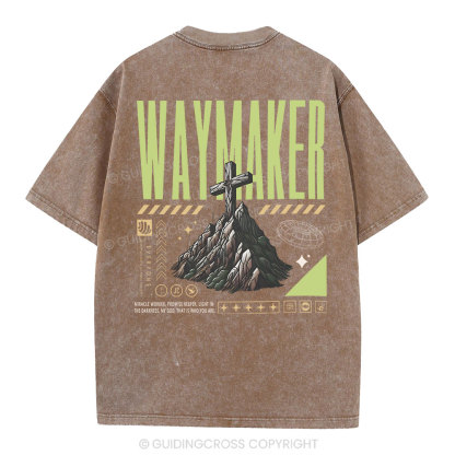Waymaker Christian Washed T-Shirt