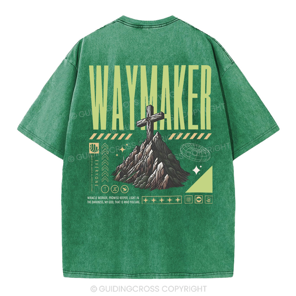 Waymaker Christian Washed T-Shirt