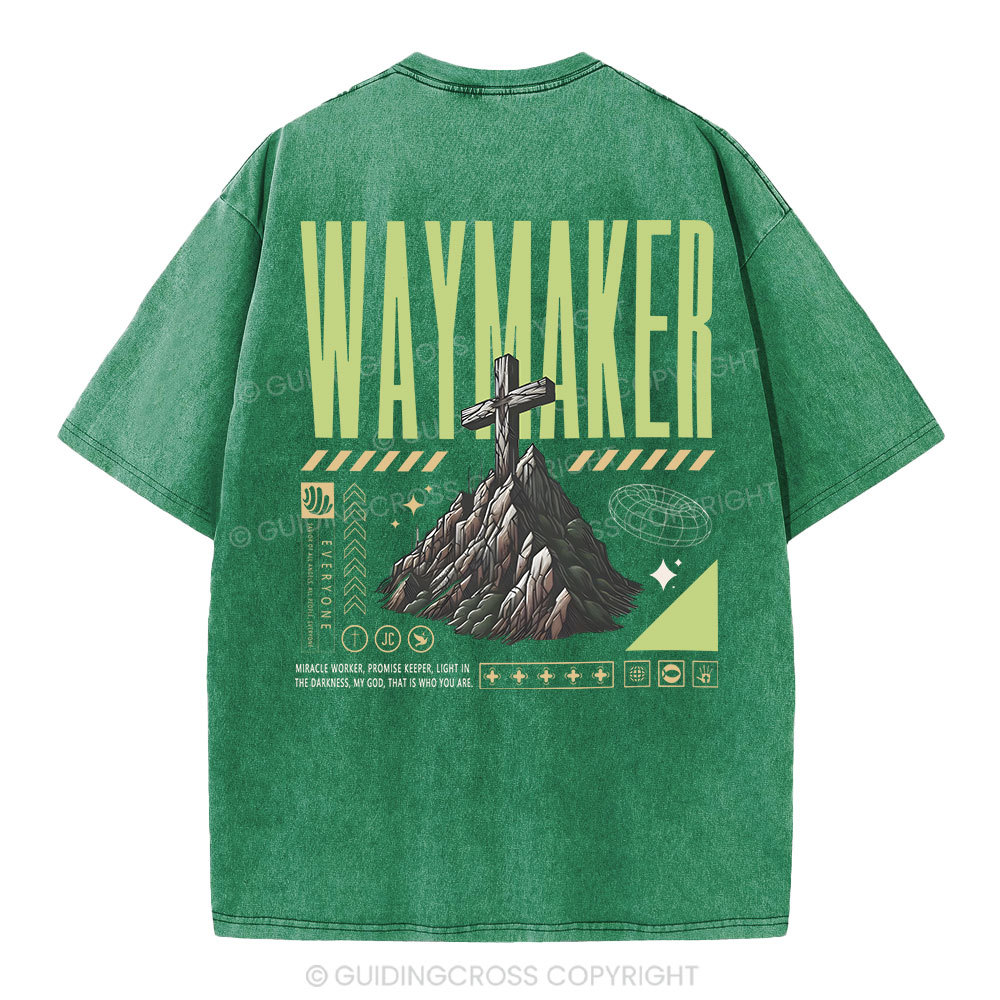 Waymaker Christian Washed T-Shirt