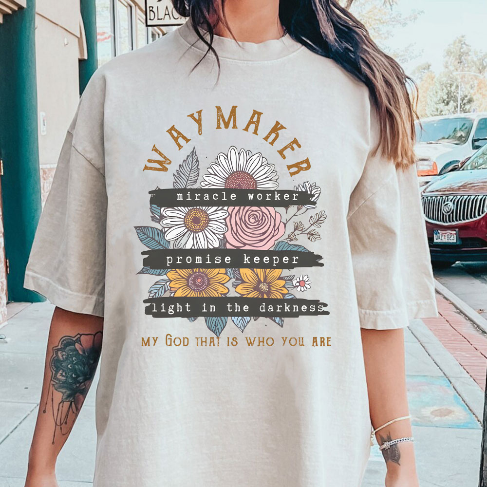Waymaker Christian Washed T-Shirt