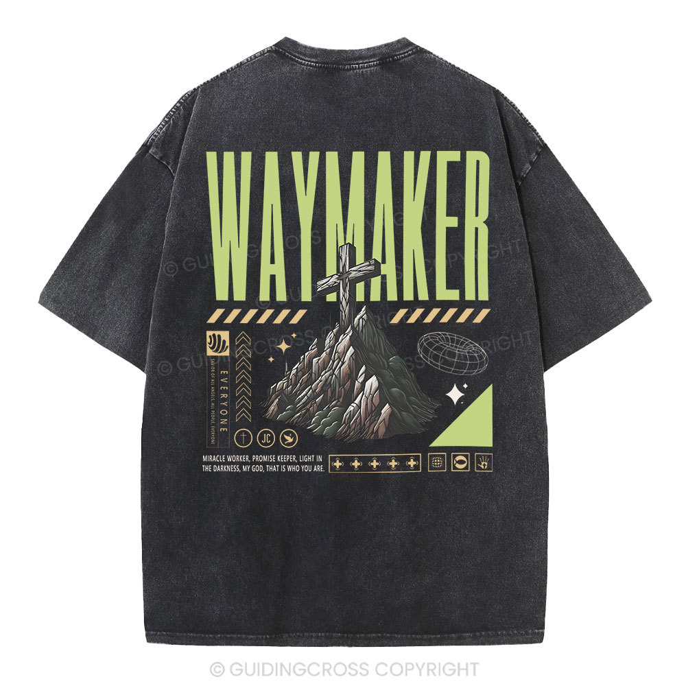 Waymaker Christian Washed T-Shirt