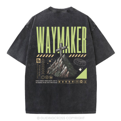 Waymaker Christian Washed T-Shirt