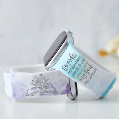 Waymaker Miracle Worker Engrave Tie Dye Christian Watch Band