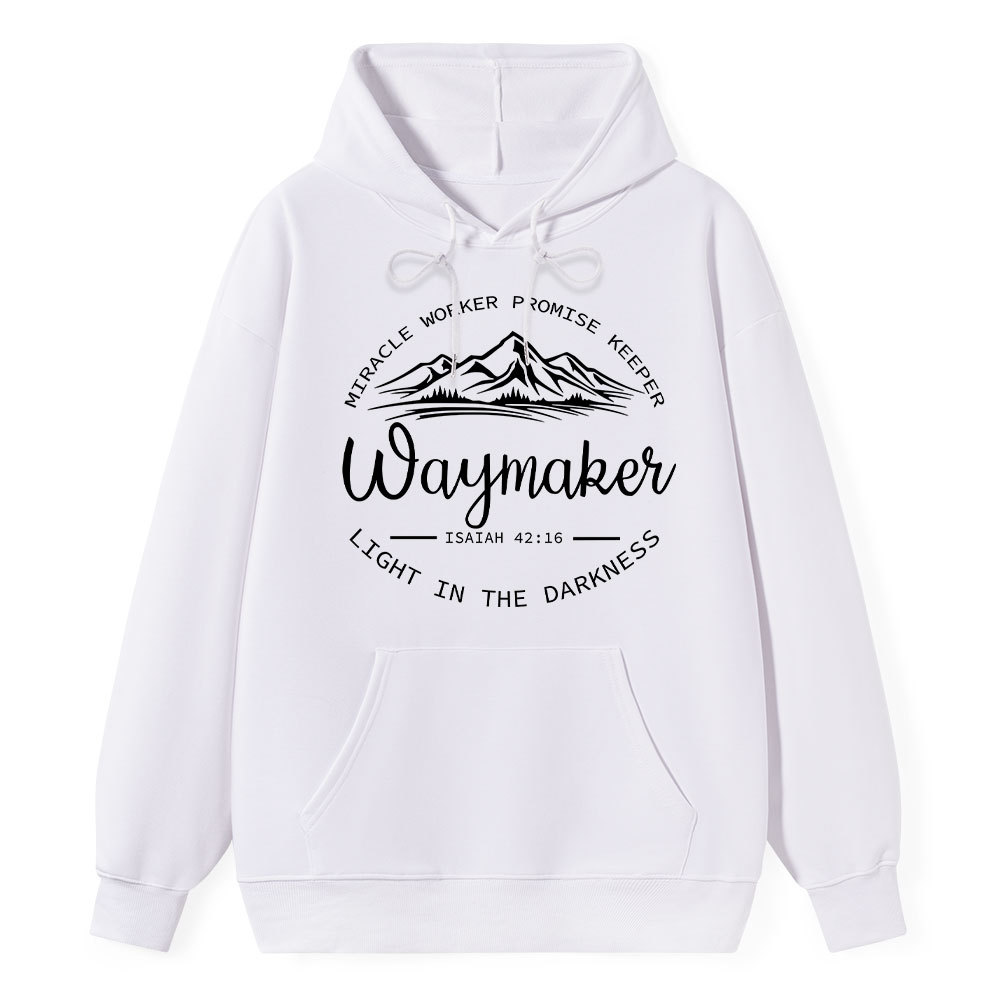 Waymaker Miracle Worker Promise Keeper Christian Hoodie